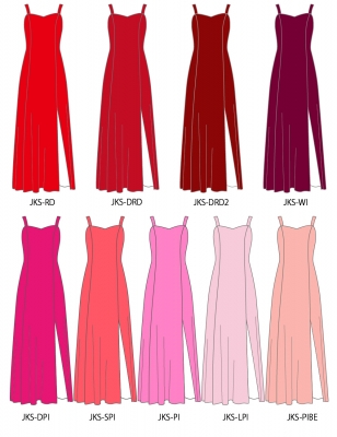 Kids Custom Midi Dress / JCp18-solid