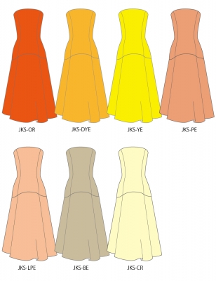 Kids Custom Long Velvet Dress / JCp42-solid