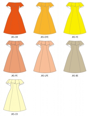 Kids Custom Midi Dress / JCp39-solid