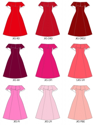 Kids Custom Midi Dress / JCp39-solid