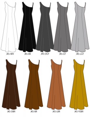 Kids Custom One Shoulder Velvet Dress / JCp11-solid