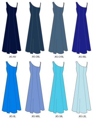 Kids Custom One Shoulder Velvet Dress / JCp11-solid