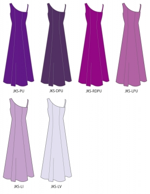 Kids Custom One Shoulder Velvet Dress / JCp11-solid