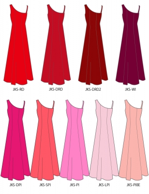 Kids Custom One Shoulder Velvet Dress / JCp11-solid