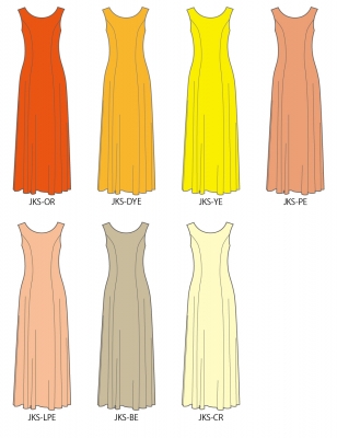 Kids Custom Long Velvet Dress / JCp13-solid