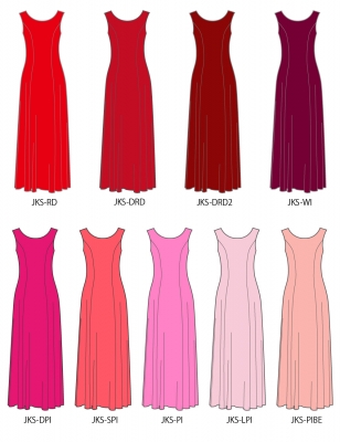 Kids Custom Long Velvet Dress / JCp13-solid