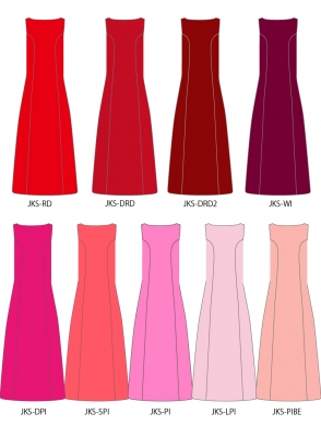 Custom Boat Neck Long Velvet Dress / JC56-solid