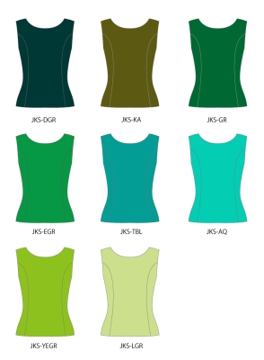 Kids Custom U-neck Blouse with Velvet / JCp129-solid