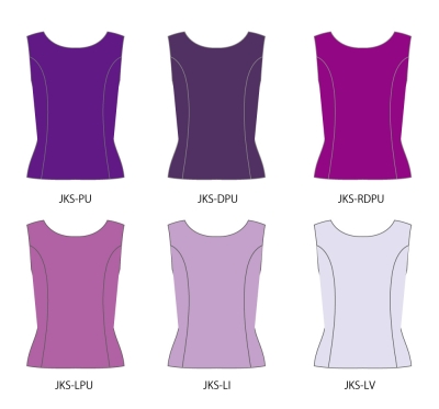 Kids Custom U-neck Blouse with Velvet / JCp129-solid