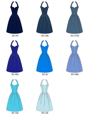 Kids Custom Midi Dress / JCp19-solid