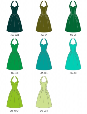 Kids Custom Midi Dress / JCp19-solid
