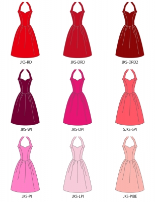 Kids Custom Midi Dress / JCp19-solid