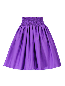Hula Kids Double & Reversible Pau Skirt / Violet / Gp12