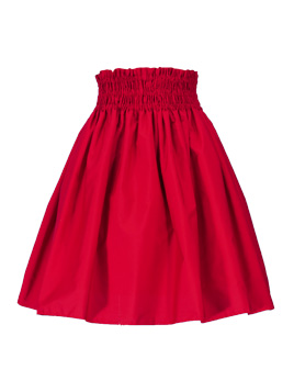 Hula Kids Double & Reversible Pau Skirt / Red / Gp17