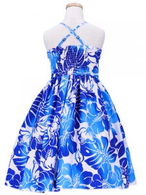 Hula Kids Midi Dress Keiki / Blue / Gp19bl