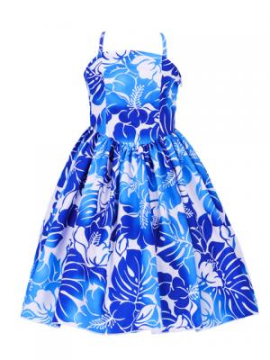 Hula Kids Midi Dress Keiki / Blue / Gp19bl