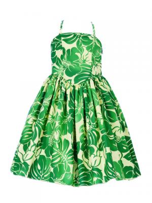 Hula Kids Midi Dress Keiki / Green / Gp19gr