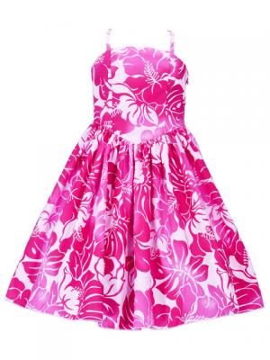 Hula Kids Midi Dress Keiki / Pink / Gp19pi