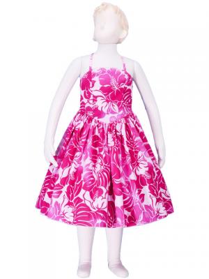 Hula Kids Midi Dress Keiki / Pink / Gp19pi