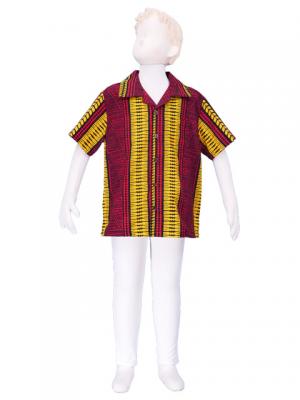 Hawaiian Shirt Boys / Red / Gp23rd