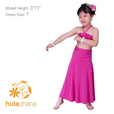 Hula Kids Midi Dress Keiki / Pink / Gp29pi