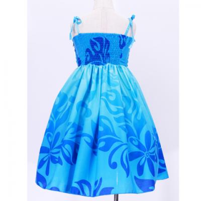 Hula Kids Midi Drape Keiki Dress / Blue / Gp32bl
