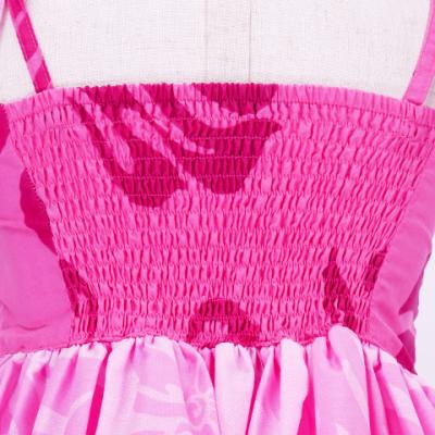 Hula Kids Midi Drape Keiki Dress / Pink / Gp32pi