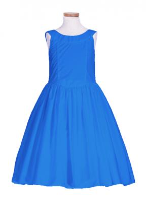 Hula Kids Midi Keiki Dress / Solid Light Blue / Gp34lbl