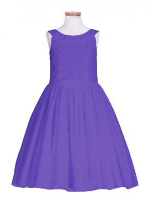 Hula Kids Midi Keiki Dress / Solid Violet  / Gp34v
