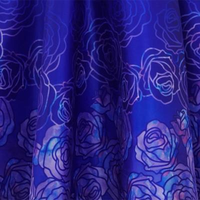 Hula Kids Shantung Dress with Lokelani Print / Luxury Collection / Blue / Jp36bl