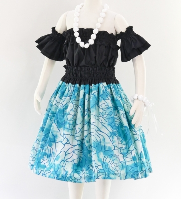 Hula Kids Pa'u Keiki / Green / bicolor / Gp38