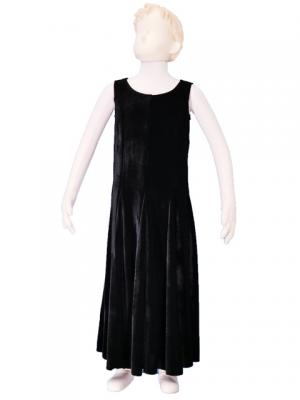 Hula Kids Dress with Velvet / Black / Gp3b