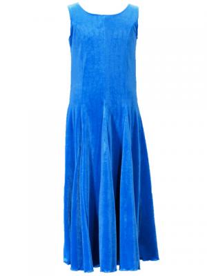Hula Kids Dress with Velvet / Blue / Gp3bl