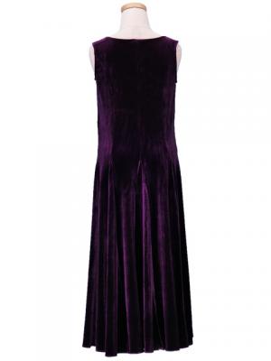 Hula Kids Dress with Velvet / Purple / Gp3p
