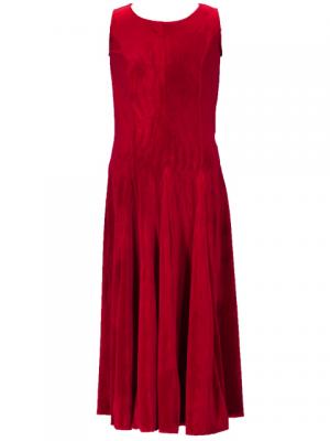 Hula Kids Dress with Velvet / Red / Gp3r