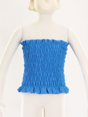 Hula Kids Shirring Tube Top Blouse Keiki / Gp45