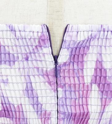 Hula Kids Shantung Dress with Tiare Print / Luxury Collection / Lavender / Jp48pu