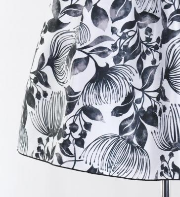Hula Kids Shantung Dress with Lehua Print / Luxury Collection / Black / Jp49bk