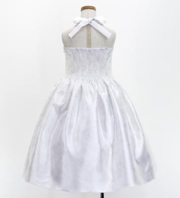 Hula Kids Shantung Dress with Lehua Print / Luxury Collection / White / Jp49wh