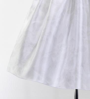 Hula Kids Shantung Dress with Lehua Print / Luxury Collection / White / Jp49wh