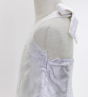 Hula Kids Shantung Dress with Lehua Print / Luxury Collection / White / Jp49wh