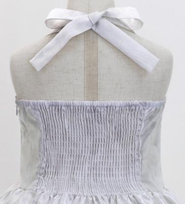Hula Kids Shantung Dress with Lehua Print / Luxury Collection / White / Jp49wh