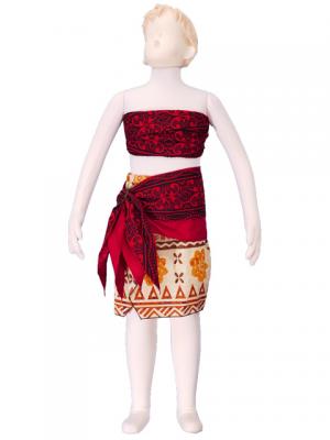 Hula Tahitian Set up Kids / Red / Gp5r