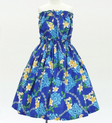 Hula Kids Set up Keiki / Plumeria / Blue/ Gp68bl