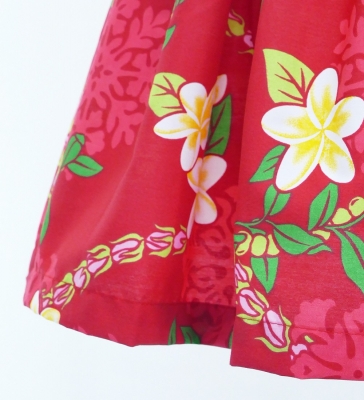 Hula Kids Set up Keiki / Plumeria / Red/ Gp68rd