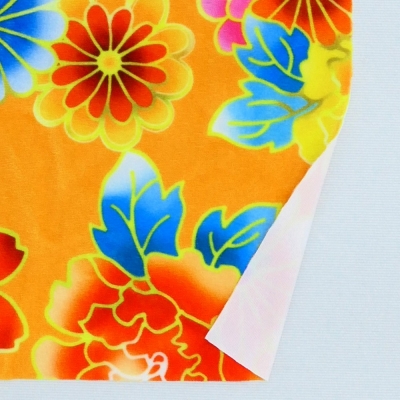 Japan Fabric / Chrysanthemum, Peony & Pine / JWA-001-OR