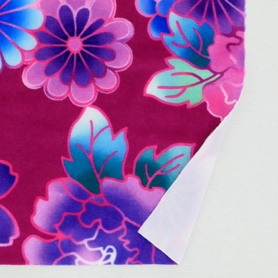 Japan Fabric / Chrysanthemum, Peony & Pine / JWA-001-RDPU