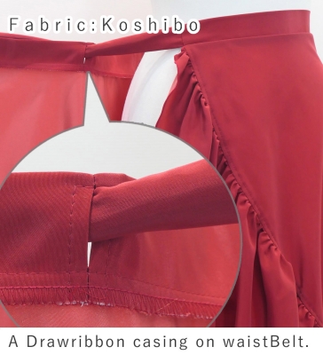 Custom Wrap Skirt / JC93-mix