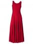 Hula Long Stretchy Dress / Red / G1133a