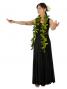 Hula Long Stretchy Dress / Black / G1134a